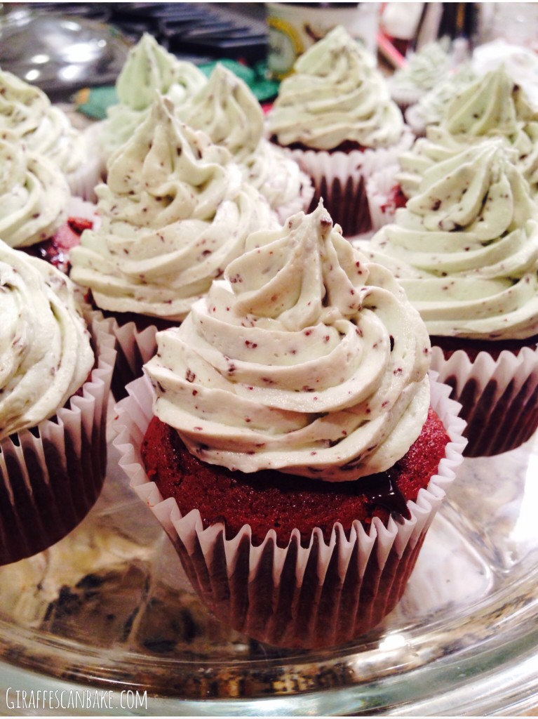 Mint Chocolate Chip Ice Cream Buttercream Frosting