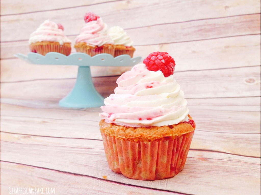 Parsnip and Raspberry Cupcakes with Raspberry Swirl Cream Cheese Frosting
