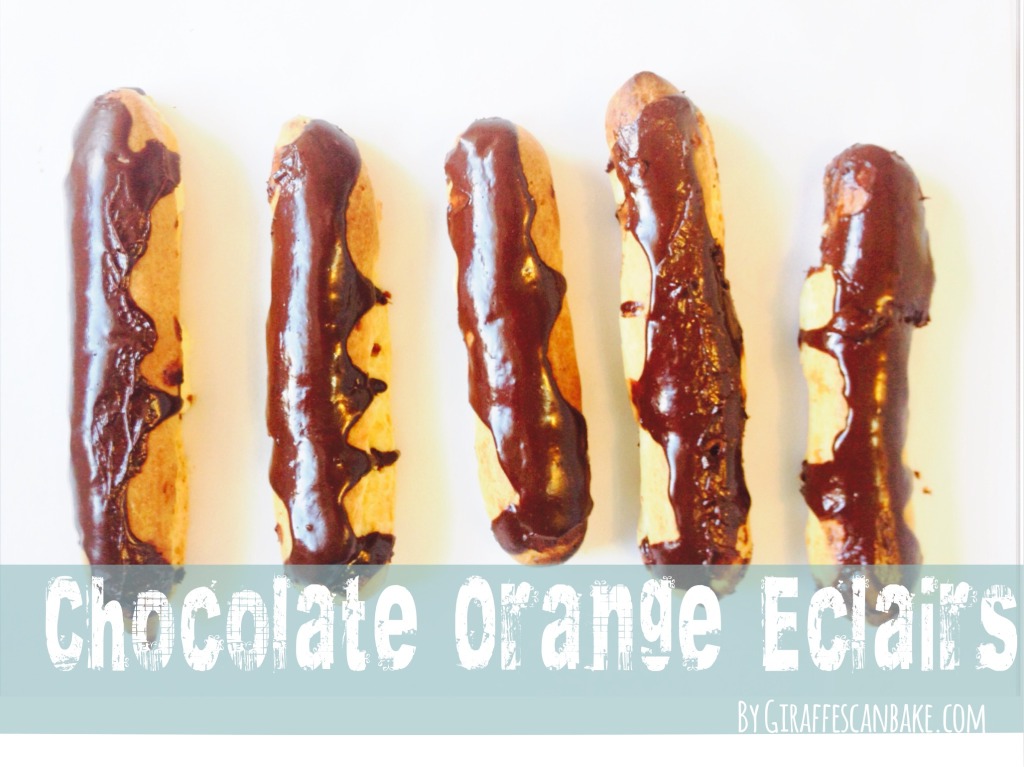 Chocolate Orange Eclairs