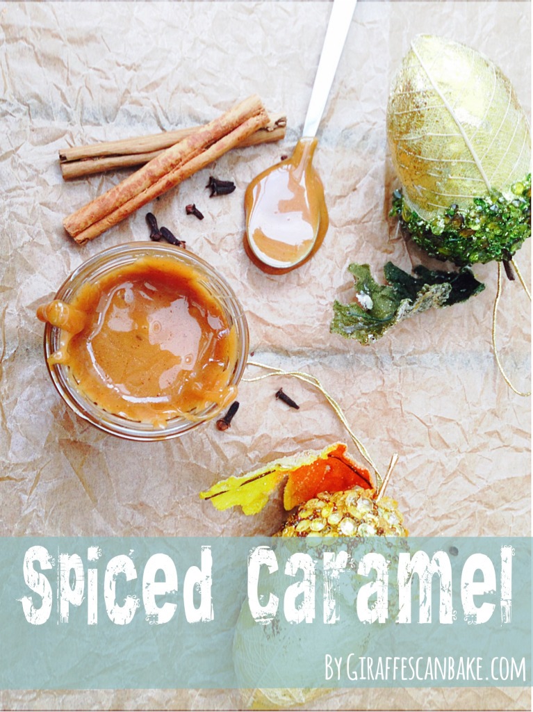 This Christmas Spiced Caramel is full of delicious festive spices, drizzle it on everything and anything this holiday season! It's so easy to make and so delicious!