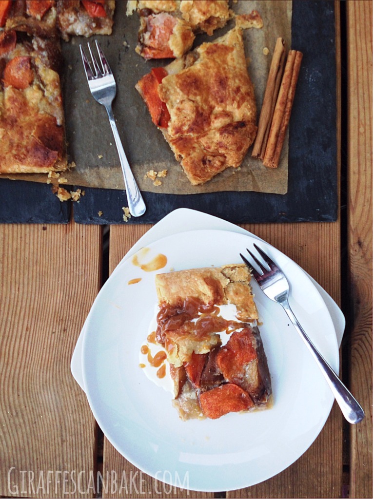 Pear and Persimmon Galette