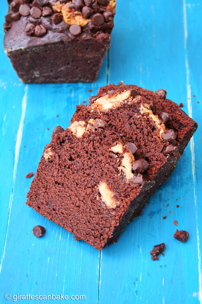 Chocolate & Peanut Butter Banana Bread