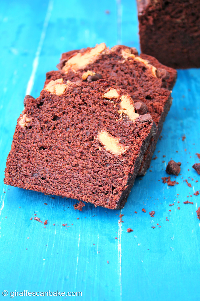 Chocolate & Peanut Butter Banana Bread