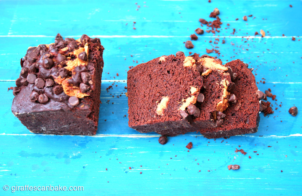 Chocolate & Peanut Butter Banana Bread