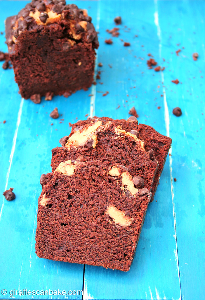 Chocolate & Peanut Butter Banana Bread