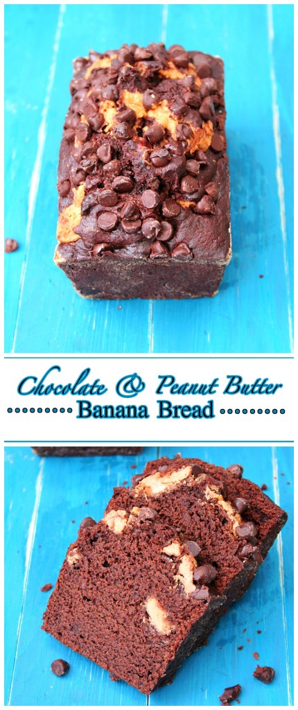 Chocolate & Peanut Butter Banana Bread