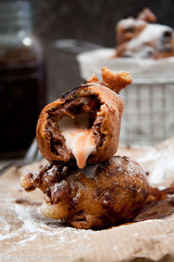 Deep Fried Creme Eggs - Your favourite Easter chocolate as you've never seen it before! Cadbury Creme Eggs covered in light, fluffy Vanilla batter and deep fried to gooey, yummy perfection. A sinful treat that should be wrong, but tastes so right!